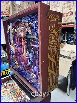 Medusa Pinball Machine 1981 Bally LEDs Rare
