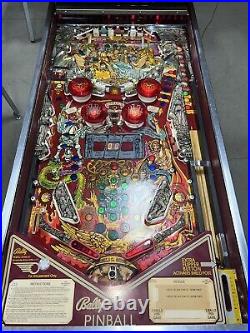 Medusa Pinball Machine 1981 Bally LEDs Rare