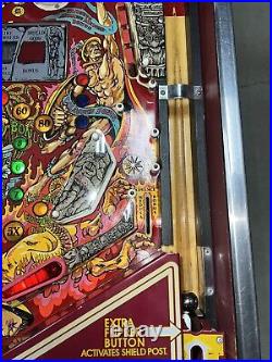 Medusa Pinball Machine 1981 Bally LEDs Rare