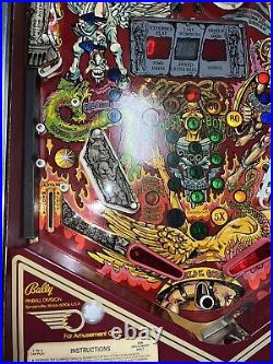 Medusa Pinball Machine 1981 Bally LEDs Rare