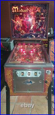 Medusa pinball arcade game machine Bally prototype backglass working