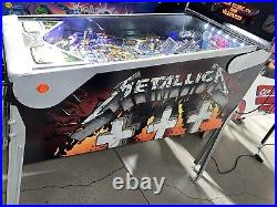Metallica Limited Edition Pinball Machine Stern Free Shipping #125 Of 500