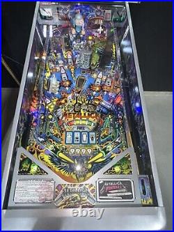 Metallica Limited Edition Pinball Machine Stern Free Shipping 500 Units ColorDMD