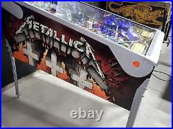 Metallica Limited Edition Pinball Machine Topper Stern Free Shipping 500