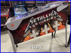 Metallica Master Of Puppets Edition Orange County Pinball Machine Free Shipping