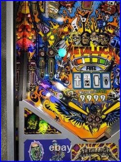 Metallica Master Of Puppets Edition Orange County Pinball Machine Free Shipping