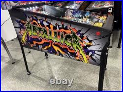 Metallica Pro Edition Pinball Machine Orange County Pinballs FREE SHIPPING