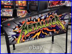 Metallica Pro Edition Pinball Machine Orange County Pinballs FREE SHIPPING