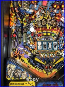 Metallica Pro Edition Pinball Machine Orange County Pinballs FREE SHIPPING