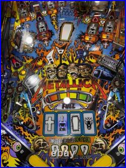 Metallica Pro Pinball Machine by Stern SUPER NICE
