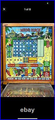 Miami Beach Bally Bingo Machine