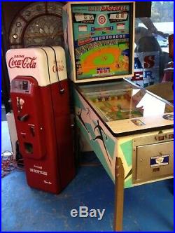 Mid Century Chicago Coin Bullseye Baseball Pinball Game - rEtrO wIlliamS bAlLy