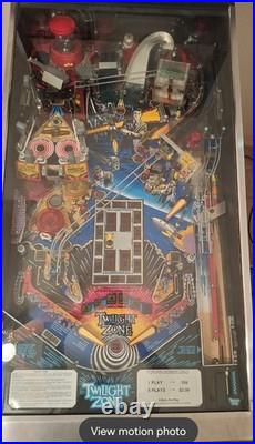 Midway Twilight Zone DBV Pinball Machine Bally 1993 Pinballs