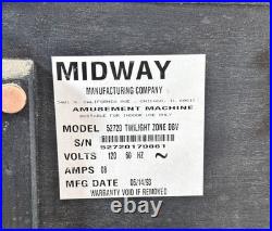 Midway Twilight Zone DBV Pinball Machine Bally 1993 Pinballs