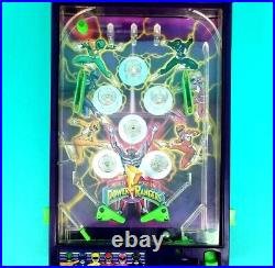Mighty Morphin Power Rangers Electronic Tabletop Pinball Machine Action Figures