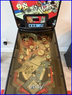 Monopoly Electronic Pinball Machine with Legs Powers On Display Issues AS IS