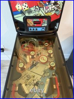 Monopoly Electronic Pinball Machine with Legs Powers On Display Issues AS IS