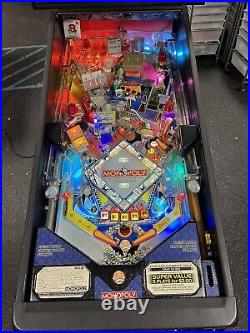 Monopoly Pinball Machine Stern Dealer Plays Great Full Leds Plays Great