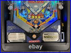 Monopoly Pinball Machine Stern Dealer Plays Great Full Leds Plays Great