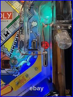 Monopoly Pinball Machine Stern Dealer Plays Great Full Leds Plays Great