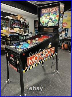 Monopoly Pinball Machine Stern Dealer Plays Great Full Leds Plays Great