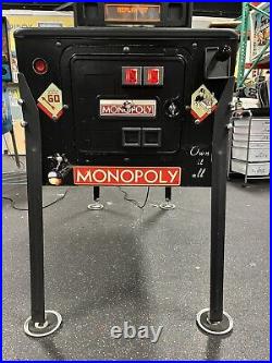 Monopoly Pinball Machine Stern Dealer Plays Great Full Leds Plays Great