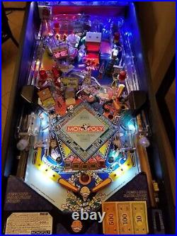 Monopoly Pinball Machine Stern LED Upgrade Low Plays Home Use Only