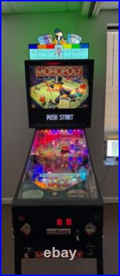 Monopoly Pinball Machine Topper or Stand Alone LED Sign Monopoly Pinball Machine Topper or Stand Alone LED Sign