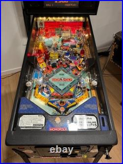 Monopoly Stern Pinball Machine Mint Original Owner HUO