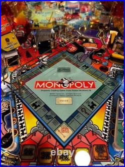 Monopoly Stern Pinball Machine Mint Original Owner HUO