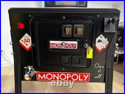 Monopoly Stern Pinball Machine Mint Original Owner HUO