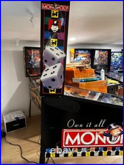 Monopoly Stern Pinball Machine Mint Original Owner HUO