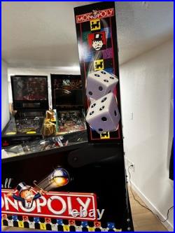 Monopoly Stern Pinball Machine Mint Original Owner HUO