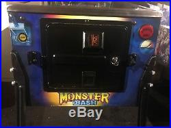 Monster Bash Pinball Machine WILLIAMS COLOR DMD TOPPER LEDS $499 SHIPS NICE