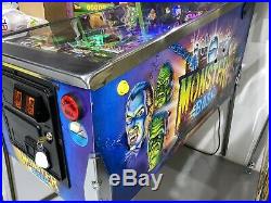 Monster Bash Pinball Machine Williams Coin Op LEDs ColorDMD Free Ship Original
