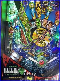 Monster Bash Pinball Machine Williams Coin Op LEDs ColorDMD Free Ship Original