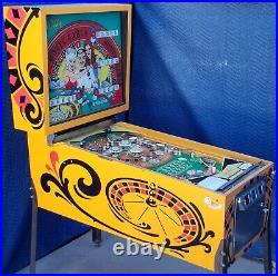 Monte Carlo Pinball Machine (Bally) 1973 Completely Gone Through Plays Great