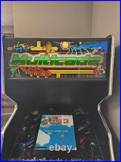 MultiCade Arcade Game 2-Player-48 Games Ms Pac Man-Galaga-DK-Dig Dug-Frogger