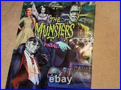 Munsters color pinball machine Banner -New- 24 x 62 -Beautiful Vibrant Colors