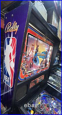 NBA FASTBREAK Basketball Pinball Machine Bally Free Shipping 1997 LEDS