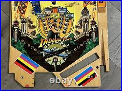 NEW 2008 Stern Pinball INDIANA JONES PROTOTYPE / SAMPLE Wood Playfield 45x 20