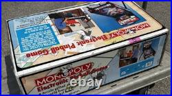 NEW IN BOX Vintage 2000 Monopoly Electric Pinball Machine Game by Hasbro SEALED