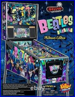 NEW Stern Beatles Platinum Edition Pinball Machine Free Shipping! NIB