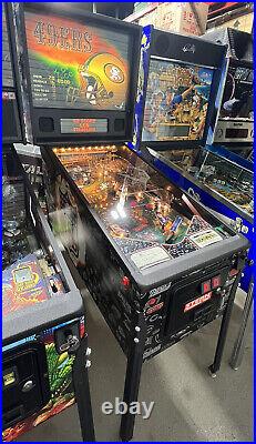 NFL 49ers Oakland Raiders Pinball Machine Stern Free Shipping