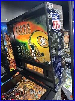 NFL 49ers Oakland Raiders Pinball Machine Stern Free Shipping