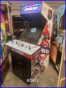 NHL OPEN ICE ARCADE MACHINE by MIDWAY 1995 4 PLAYER (Excellent Condition)