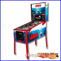 NIB Jaws 50th Anniversary Premium Pinball Machine Authorized Stern Dealer