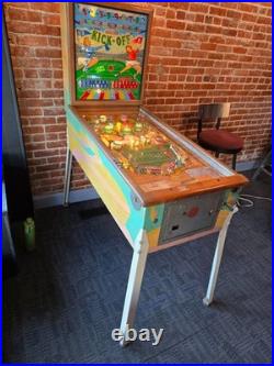 NICE 1958 Williams SOCCER KICK-OFF pinball machine Shopped LED'ed Ships FREE