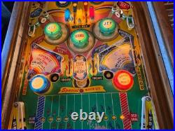 NICE 1958 Williams SOCCER KICK-OFF pinball machine Shopped LED'ed Ships FREE