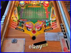 NICE 1958 Williams SOCCER KICK-OFF pinball machine Shopped LED'ed Ships FREE